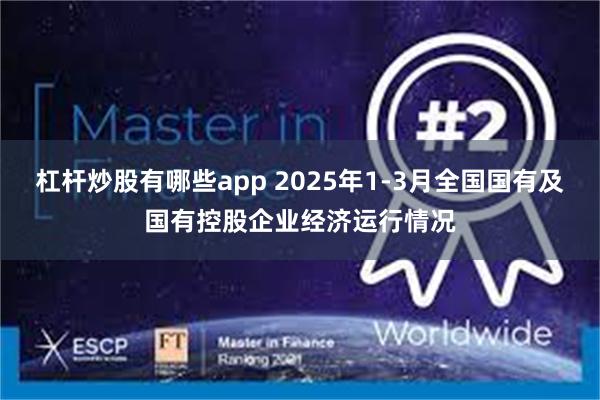 杠杆炒股有哪些app 2025年1-3月全国国有及国有控股企业经济运行情况