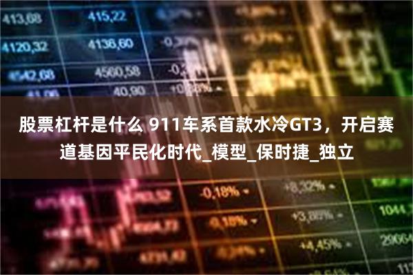 股票杠杆是什么 911车系首款水冷GT3，开启赛道基因平民化时代_模型_保时捷_独立