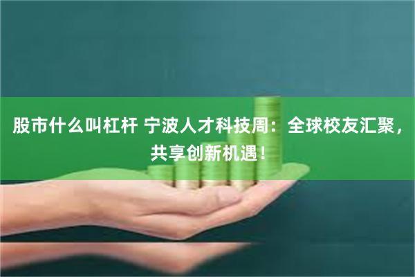 股市什么叫杠杆 宁波人才科技周：全球校友汇聚，共享创新机遇！